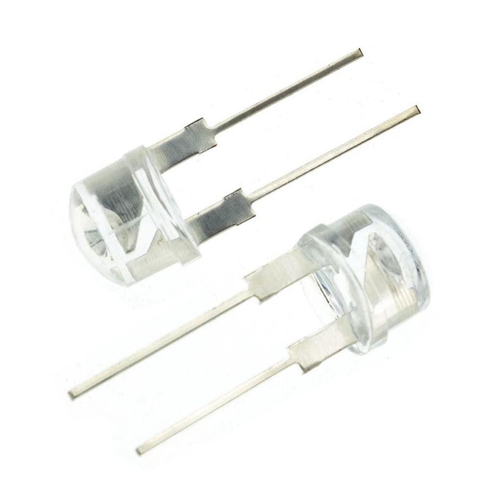 Угол 10 шт. Сделай сам Огни Светодиодная лампа F8 8 мм 0,5 Вт Светодиоды-соломенная шляпа Излучающий диод Ламповые бусины