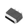 AV TV Разъем Адаптер Штекер Phono Вход Scart Папа на 3RCA Мама 21PIN