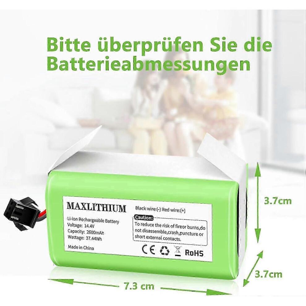 Аккумулятор 14,4 В 2600 мАч для Eufy Robovac G10 G20 G30 G35, Ecovacs Deebot N79 N79s, Tesvor X500 jinst1
