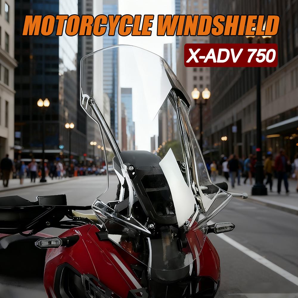 2025 Для HONDA XADV 750 Мотоцикл Увеличенное Переднее Ветровое Стекло X-ADV750 Увеличенное Ветровое Стекло Дефлектор Ветра Аксессуары
