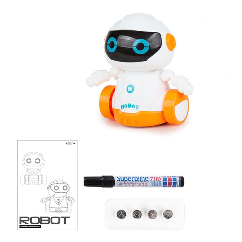 Track Drawing Smart Robot: Fun Early Education Toy with Sound Effects for Kids