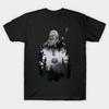 Men Black Print T-shirt Super Large TShirt the Witcher Iconic No-Cut Transfer Paper Print Cotton Tshirt