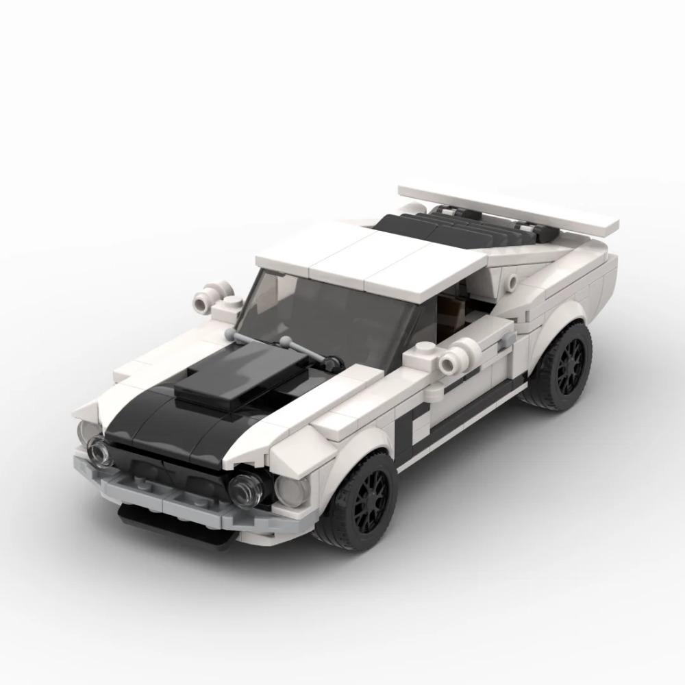 2024 Hot MOC Speed City Car Champion Racer Classic Supercar Building Blocks Brick Racing Super Technique Creative Garage DIY Set