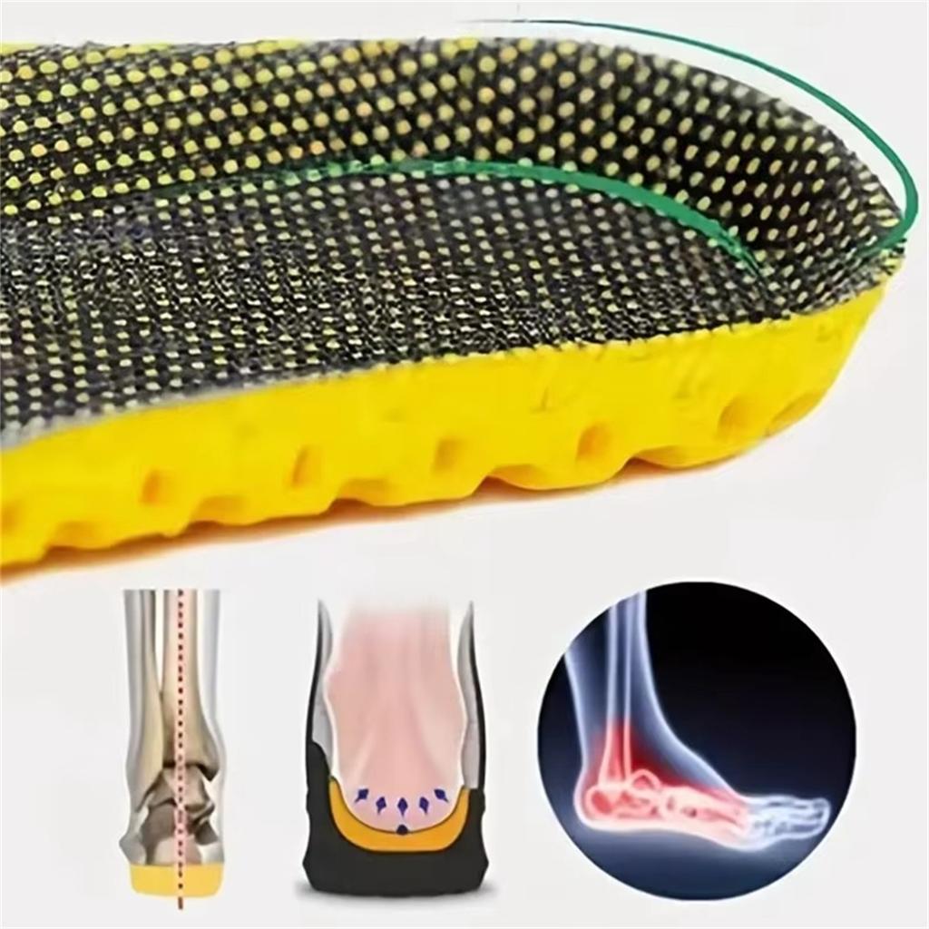 3 Pairs of Breathable Insoles for Sports Shoes - Keep Your Feet Cool and Comfortable