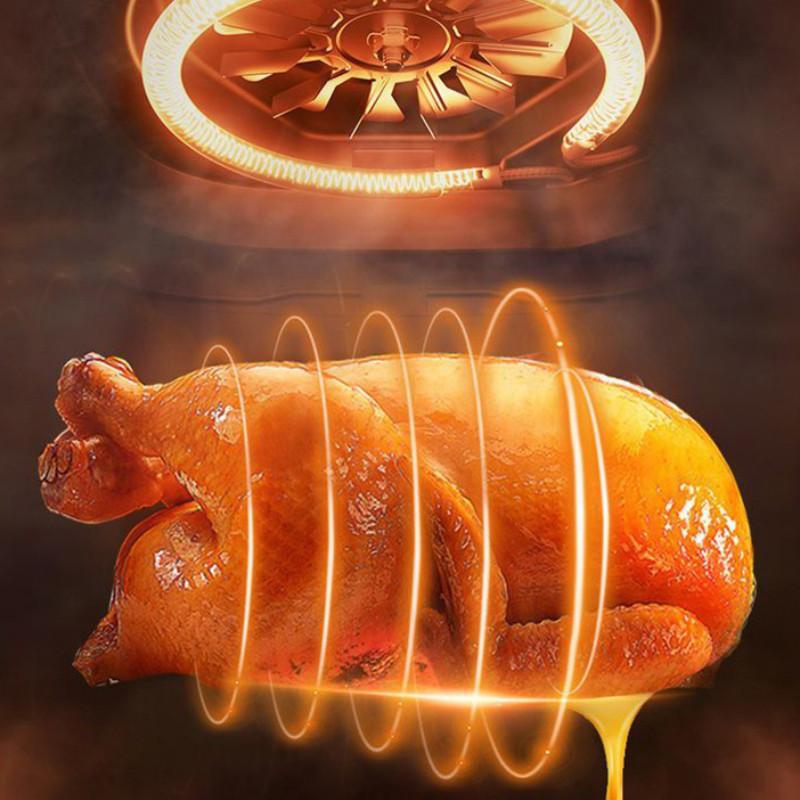 1200 Вт Многофункциональная Автоматическая Электрическая Духовка Большой Вместимости Аэрофритюрница Бытовая Визуальная Интеллектуальная Электрическая Фритюрница