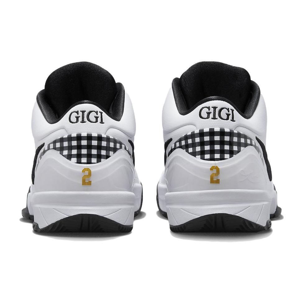 Nike Zoom Кроссовки унисекс Kobe 4 Protro Mambacita Белый Черный Металлик-Золото FJ9363-100