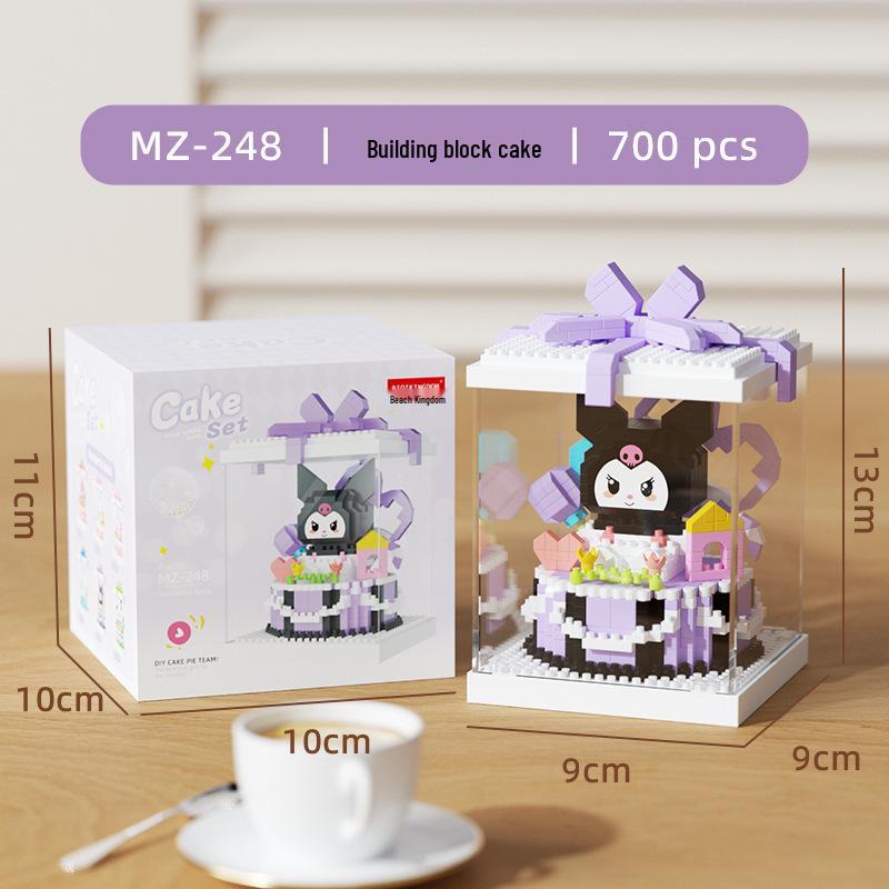 High-Profile Cartoon Cake Block Toy for Kids' Birthday Parties