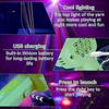 Glow in the Dark Zip String, Zip String Glow in the Dark String, Electric String Rope Launcher, Rope Launcher Toy, for Adults Birthday Party Favor