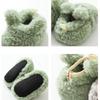 Soft Newborn Cotton Shoes Lamb Fleece Crib Boots Cute Baby Walking Shoes  Winter