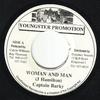 7inch Record CAPTAIN BARKEY / FIREHOUSE CREW - Woman And Man NONE Youngster Promo Jamaica Reggae, Ska & Dub Used