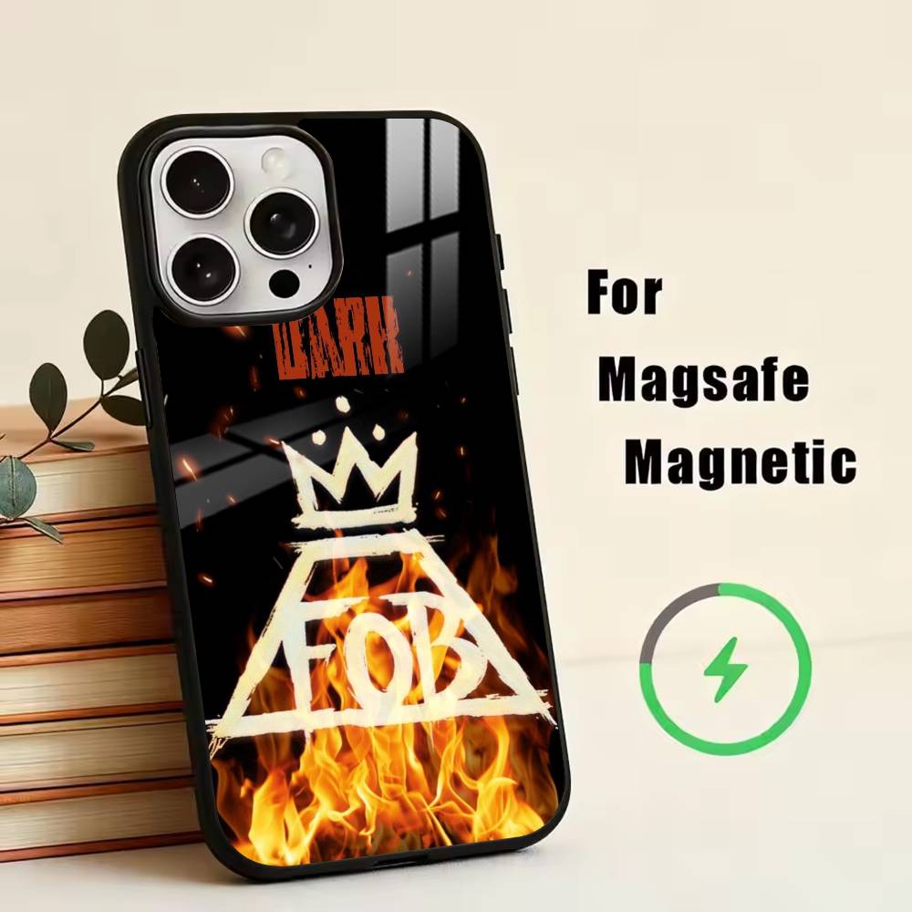 Чехол для телефона Boy-Fall Out Boy для iPhone 17, 16, 15, 14, 13, 12, 11 Plus, Pro, Магнитный для Magsafe, Беспроводная зарядка