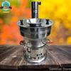 Stainless Steel 7 LT Samovar Tea Warmer Wood Samovar Camping Samovar Wood Stove Camping Firewood Kettle Teapot Picnic Tea Urn