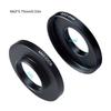 M42 To C Mount Adapter Microscope Lens Adapter Coupling Adapter Rings M42x0.75mm To C Mount Aluminum Adapter Black