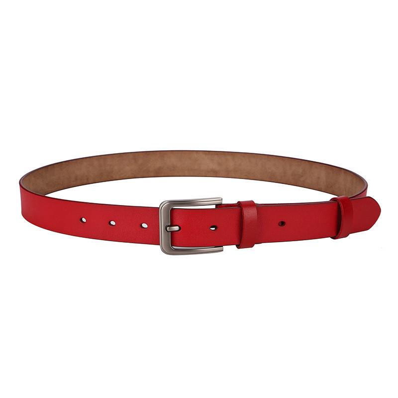Mens Fashion Leather Belt With Sleek Polished Finish And Metal Pin Clasp For Work And Weekend