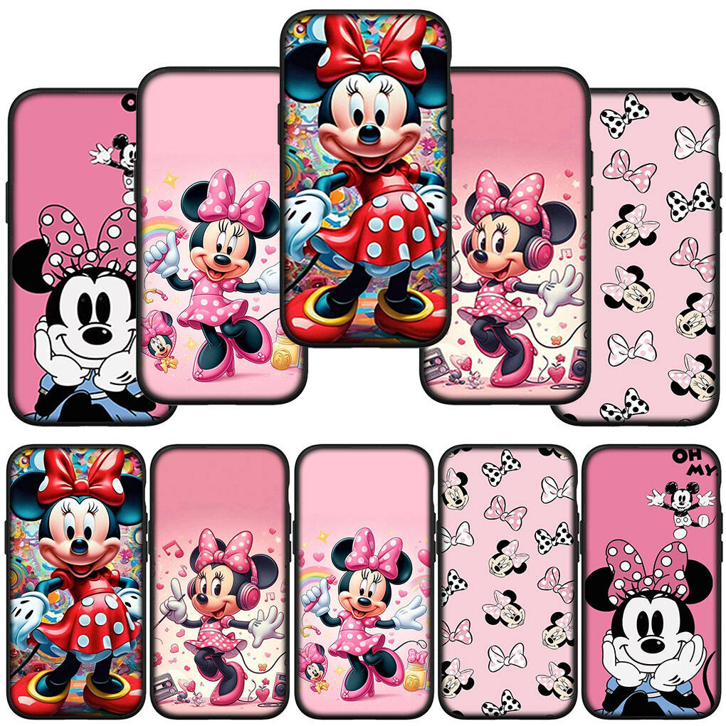 Phone Case for iPhone 17 16 15 Xiaomi Poco F8 F7 F6 X7 X6 M8 C85 C75 C71 Redmi Note 14 13 12 11 Pro Max A3 A4 14C 13C 15C 12C Anime Minnie Mouse Cover