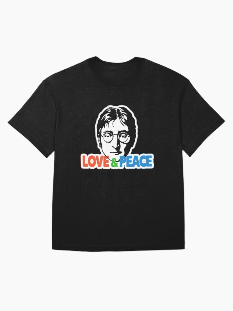 Джон Леннон JOHN LENNON - ЛЮБОВЬ И МИР Футболка оверсайз