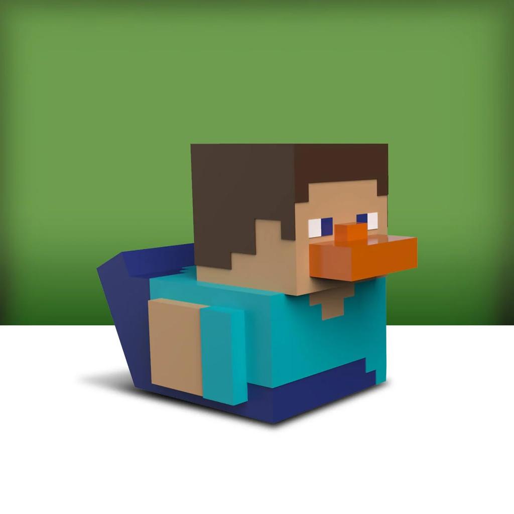 Officially Licensed Tubbz Cosplay Duck Mini Minecraft Steve