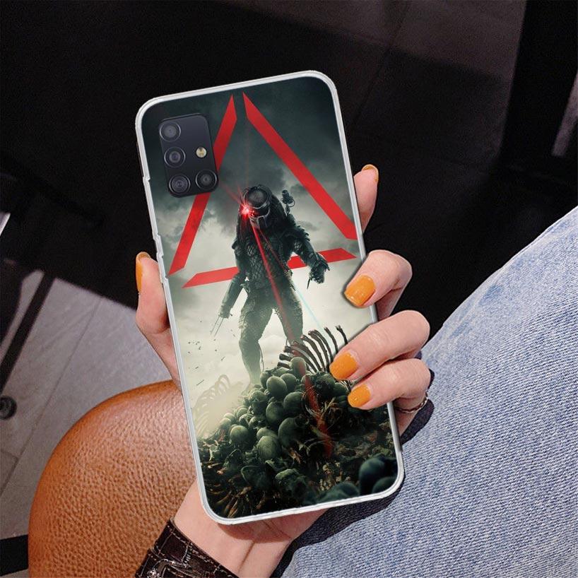 Раскрашенный чехол для телефона Alien Vs Predator для Samsung Galaxy A52 A32 A22 A12 A51 A31 A50S A30S A20S A10S Note 20 Ultra 10 Plus S10 A7