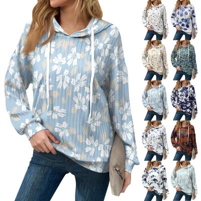 Толстовки для женщин оверсайз зимние милые свитшоты пуловер трендовая осенняя одежда