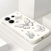 Серебристый чехол-бабочка для телефона Xiaomi PocoF8 F7 X7 X6 F6 M6 M5 M5S F5 X5 F4 X4 M4 F3 M3 X3 Pro 4G 5G GT Силиконовый чехол