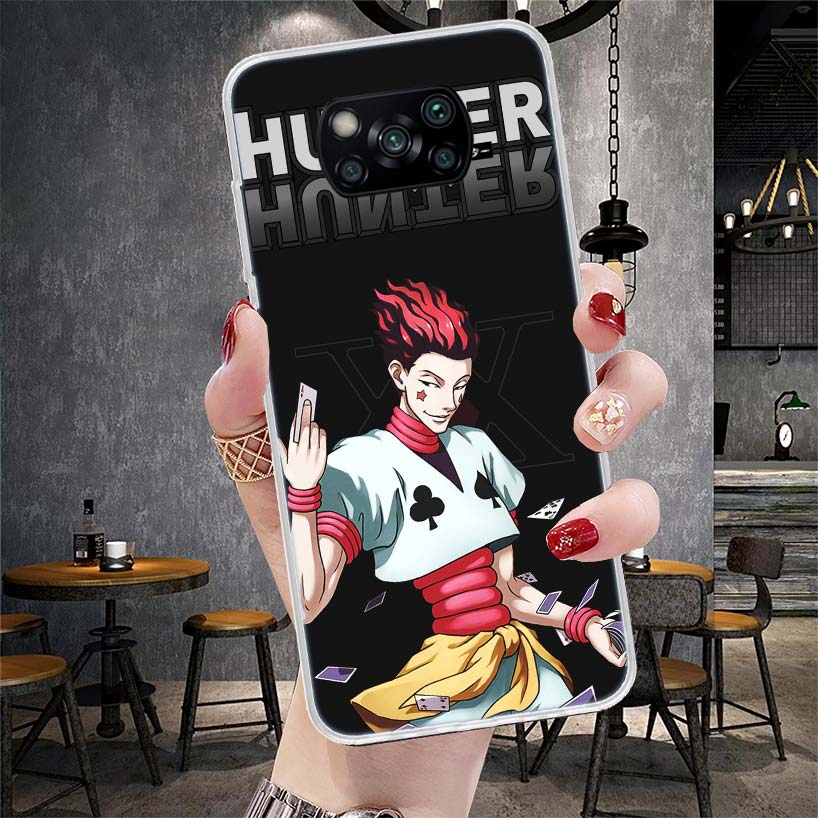 Чехол для телефона Hunter HXH Hisoka для Xiaomi Redmi 15C 15 13C 13 Poco X5 X6 X7 F7 Ultra M7 12C 12 10 10C 9C 9A 9T 9 Fundas Poco X3 X4