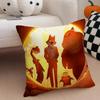 TThe Bad Guys Cushion Cover Throw Pillow Cover Hidden Button Durable Polyester Chair Cushion