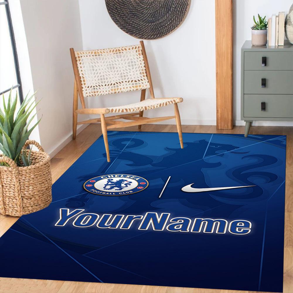 Chelsea Customize Your Name Carpet Perfect for Entryway Hallway Study room Dining Room Anti-slip Rug Anime Office Decor Gift for Festivals