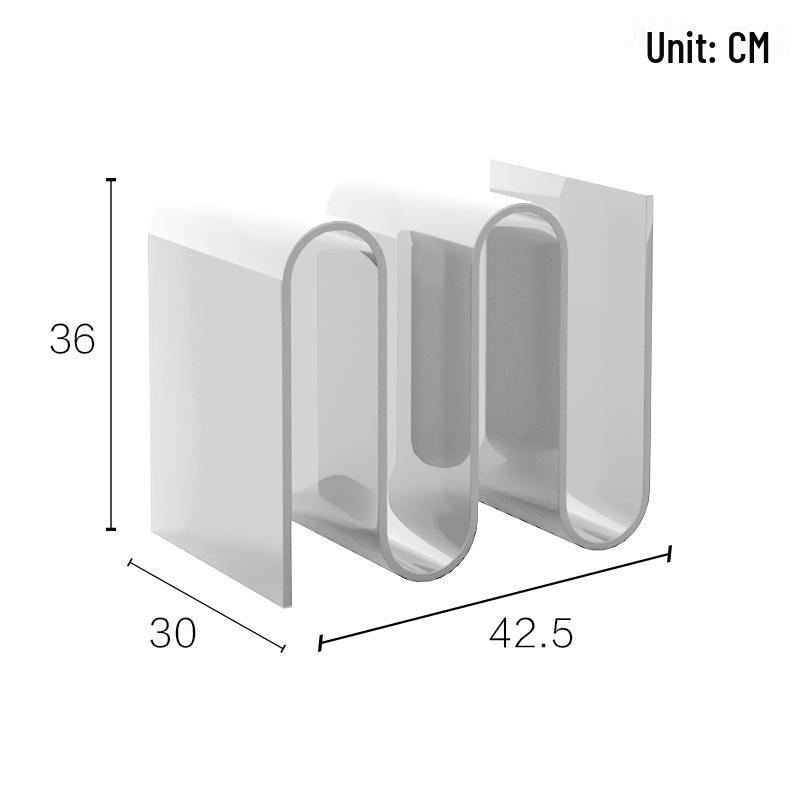 Американский кремовый минималистский приставной столик из цельного дерева с полкой для журналов — идеально подходит для спальни или гостиной