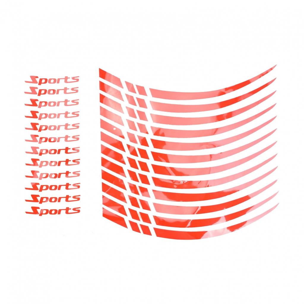 Bicycle Wheel Rim Stripe Reflective Sticker Sticker