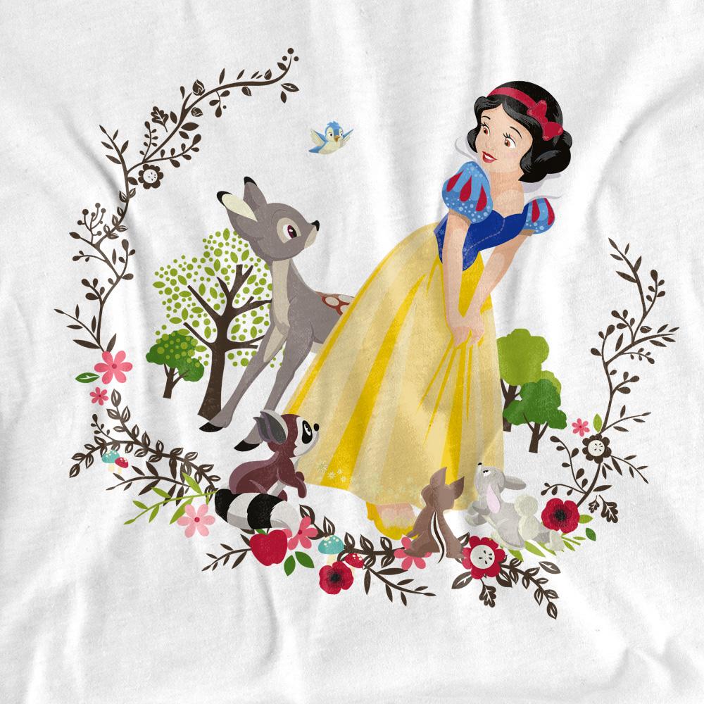 Snow White Womens/Ladies Forest Friends T-Shirt