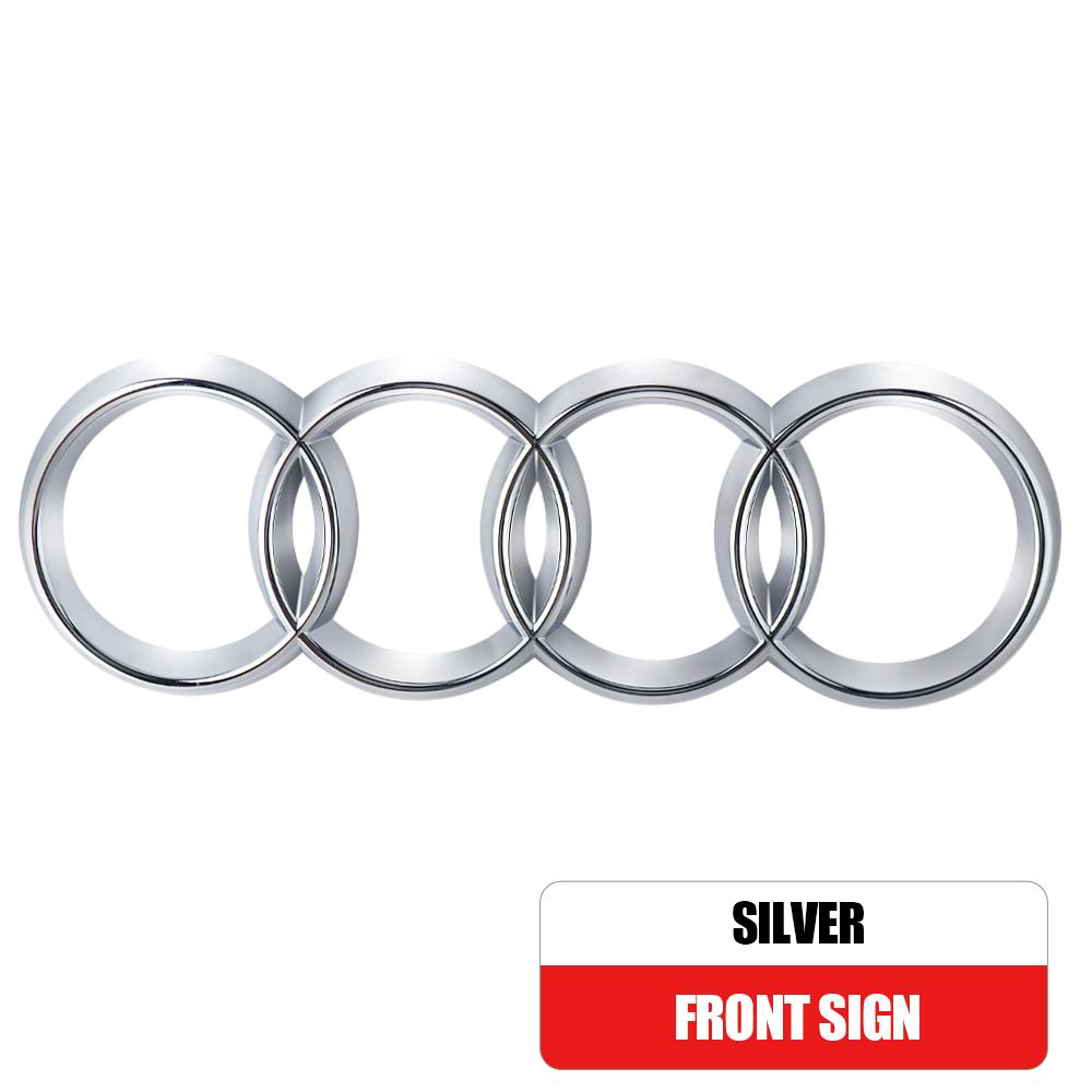 Car Styling 3D ABS Hood Front Bonnet Grill Rear Trunk Emblem Cover For Audi A4L Q2L Q3 Q5 Q7 Q8 S4 S5 S6 S7 R8 A5 A6L A7 A4 A3