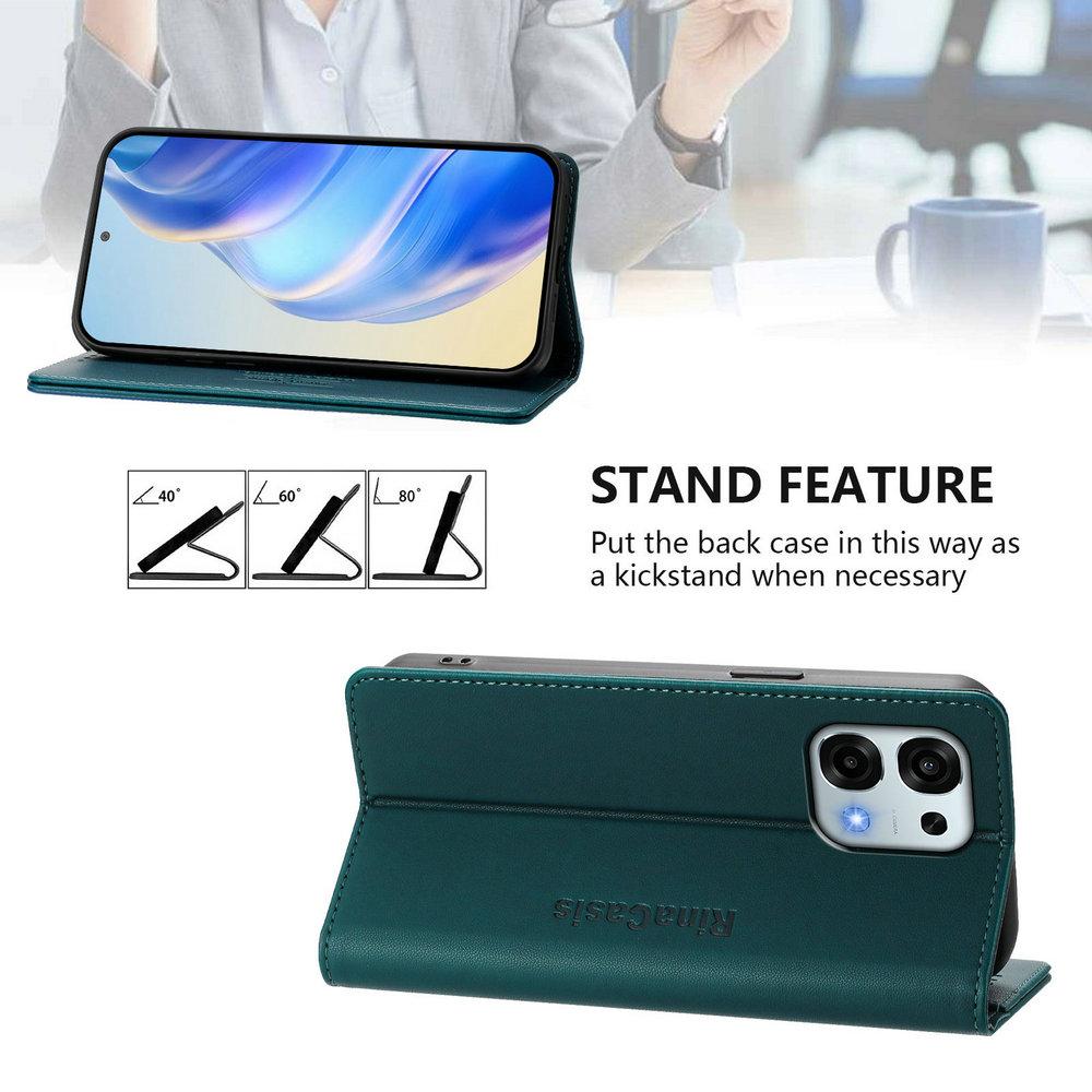 Flip Case For OPPO A5 Pro 5G 4G RFID Leather Wallet Etui For OPPO A6 GT A5X A3X A40 A60 A80 A18 A38 A58 A78 A79 A98 Magnet Cover