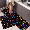 Colorful Dog Foot Print Kitchen Rugs Throw Rug Anti-Fatigue Runner Rug Floor Mat Doormat Living Room Laundry Carpet Home