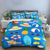 Pineapples, hats, beach balls. Bedding sets Duvet cover sets Duvet covers Pillowcases(1 * Duvet Cover 2 * Pillowcases, without duvet insert)