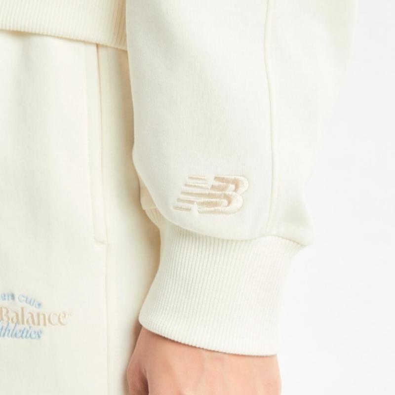 New Balance Футболка с длинным рукавом Kqj Nbnce1W212 64 W Signature Semi Crop Half Zip Up SweatShirt S