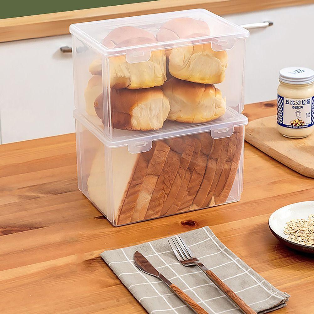 Portable Capacity Storage Box Transparent Rectangle Stationery Storage Box Stationary Supplies Desktop Organizer
