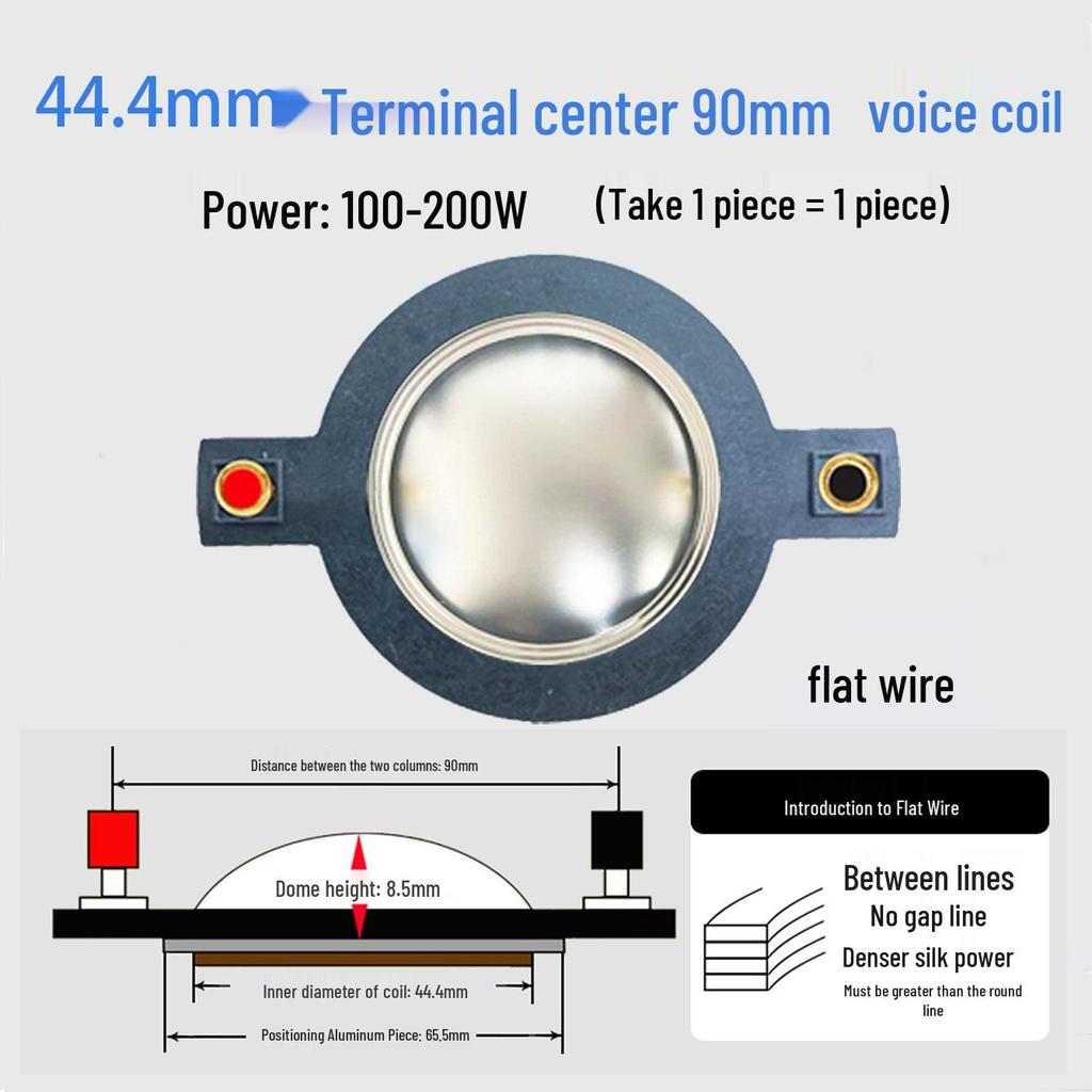 Ремонтные детали для диафрагмы высокочастотного динамика: 25-75 Жила Круглая Плоская Проволока