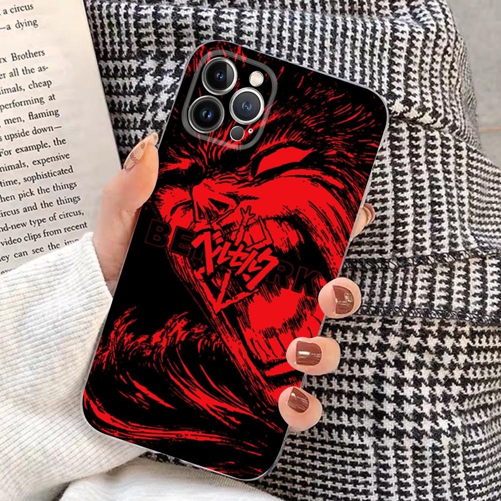 Чехол для телефона Berserk Comics Anime для iPhone 15 8 7 6 6S Plus X SE 2020 XR XS 14 11 12 13 Mini Pro Max Мобильный чехол