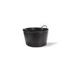 Plastic Trough - RUBI - 88774 - 55 Liters - Black - Professional Use