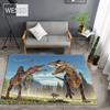 Room Rug Dinosaur 3D Carpet For Living Room Large Bedroom Carpet Animal Print Bedside Mats Non-slip Play Mat