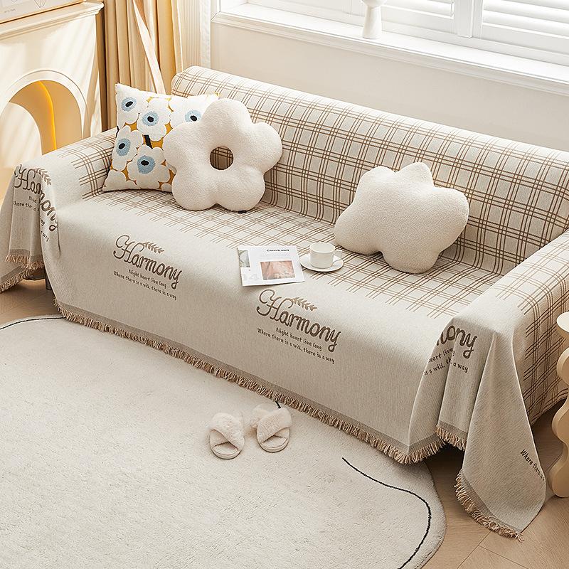 Чехол для дивана из синели, универсальное диванное полотенце, пыленепроницаемый чехол для диванной подушки, защитный чехол от царапин для кошек, диванное одеяло, ковер