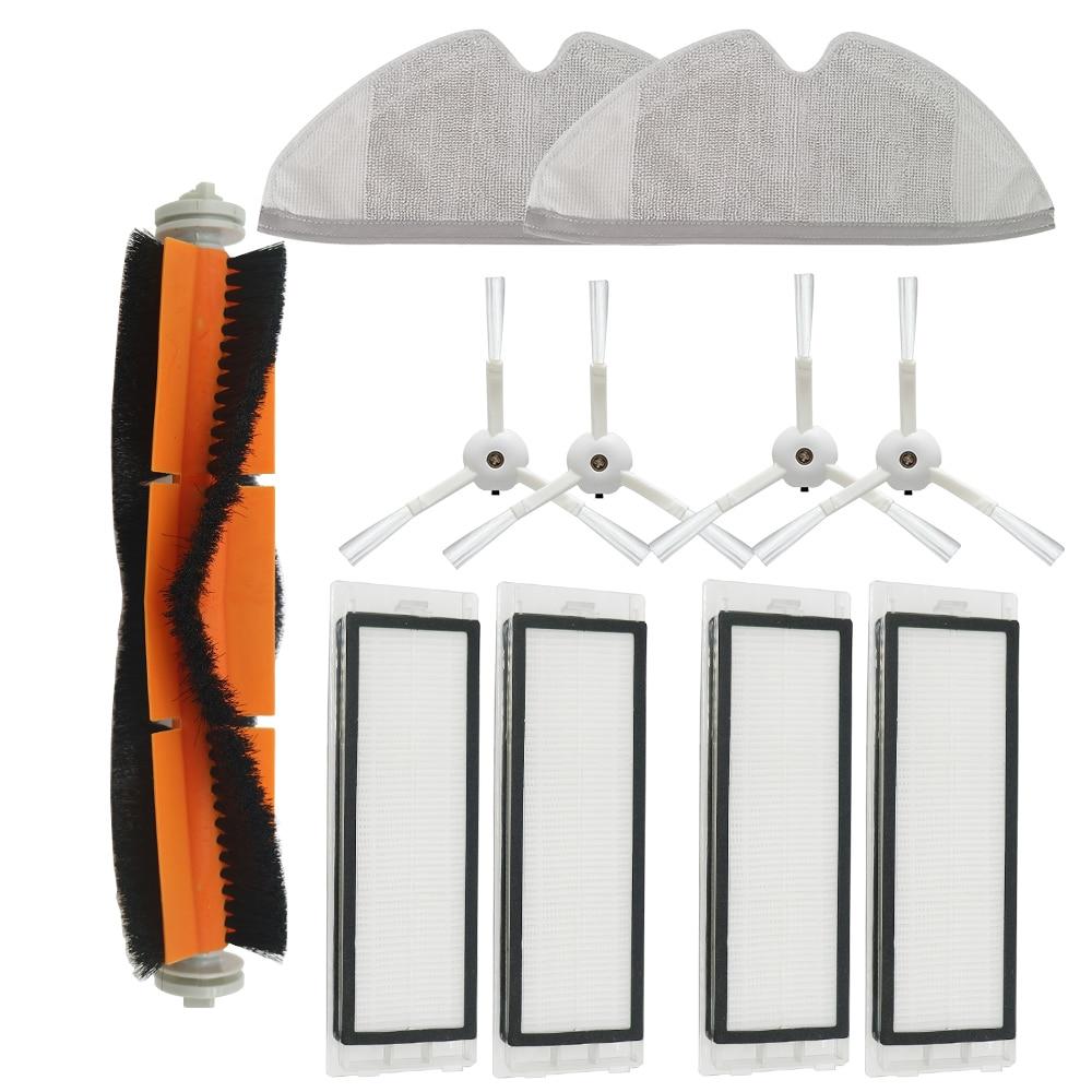 HEPA-фильтр + боковая щетка + основная щетка для робота-пылесоса Xiaomi MI 2 Roborock S50 S51, запчасти для пылесоса, аксессуары