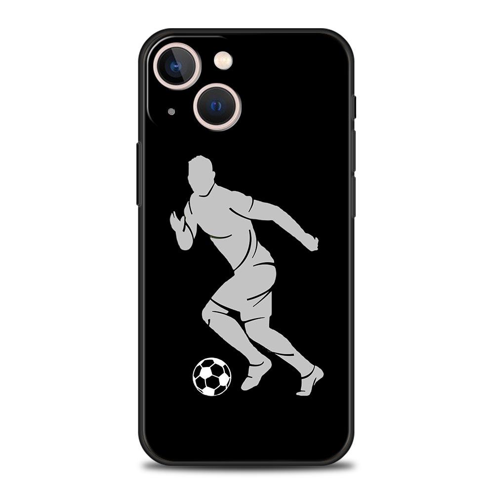 Football Player Soccer Art Phone Case For iPhone Samsung Galaxy Redmi Xiaomi Oppo OnePlus Note S A 7 8 9 10 11 12 13 14 20 21 22 23 53 54 Pro Ultra
