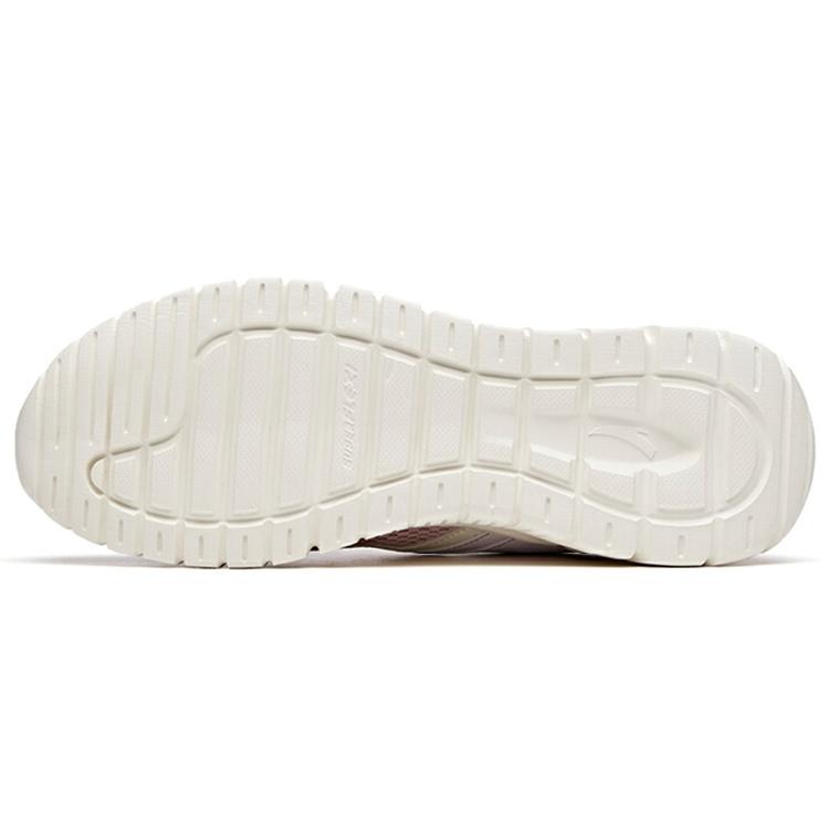 Anta Fabric Breathable Low top Running Shoes Women's Pink White 922025565-2