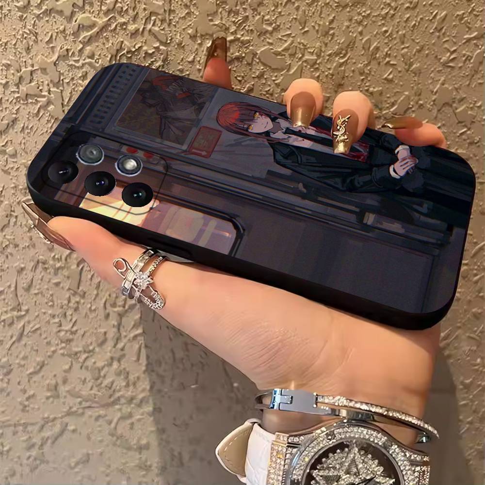 Чехол для телефона Makima C-Chainsawman для Samsung Galaxy A13, 21s, 22, 31, 32, 52, 53, 71, 80, A91 Мягкая черная крышка