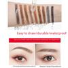 Jianmei Chuangyan Dual-Head Triangle Eyebrow Pencil - Ultra-Fine, Waterproof, Sweatproof, Natural, Long-Lasting.