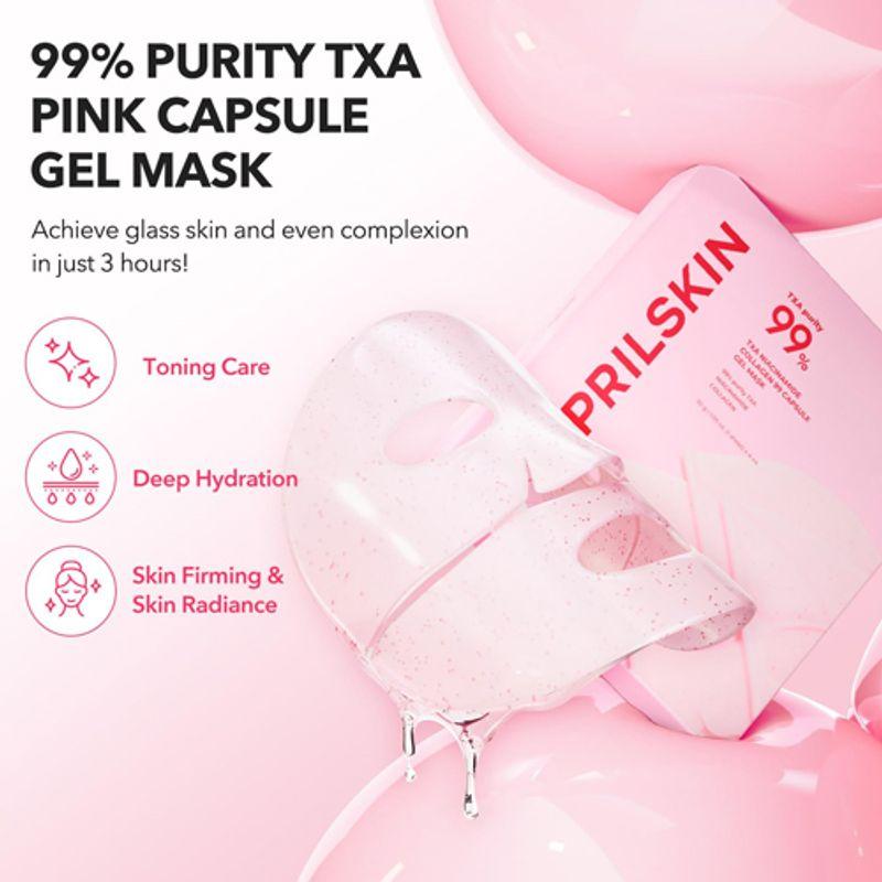 Aprilskin TXA Гель-маска с ниацинамидом и коллагеном 99 капсул (4 шт.)