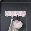 Антистатическая губчатая швабра, Инструмент для чистки ванной комнаты, Вешалка с 4 отверстиями