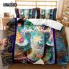 Комплект постельного белья с изображением слона в стиле богемы, комплект постельного белья с изображением слона и мандалы для подростков и взрослых, комплект постельного белья Queen King из полиэстера