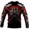 Spring Autumn Men's Hoodie Skull Graphics 3D Print Tops Fashion Unisex Sweatshirt Hip Hop Oversized Casual Clothing
